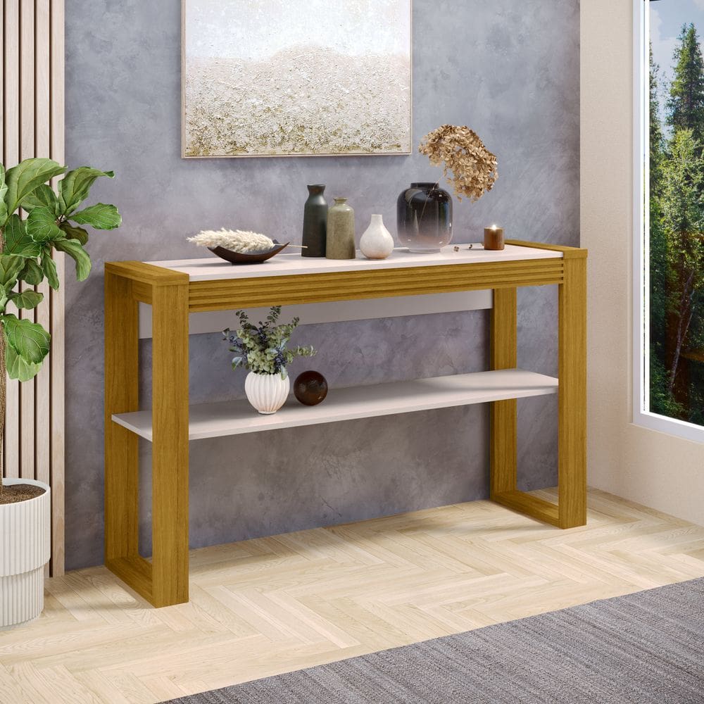 Aparador Fazzio Stilo Carvalho Oro/Off white