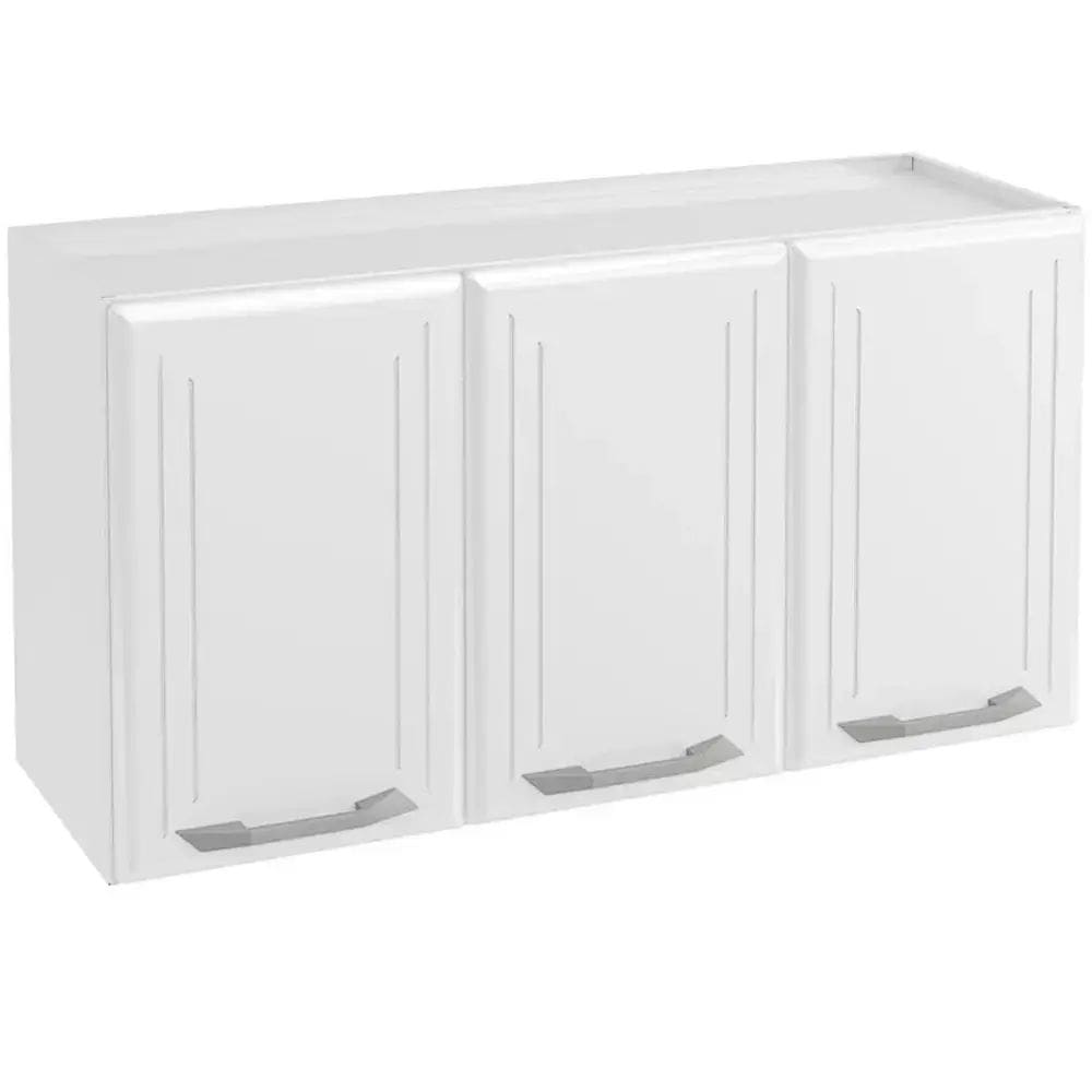 Armário Aéreo Topázio 3 Portas em Aço Telasul Cor Branco