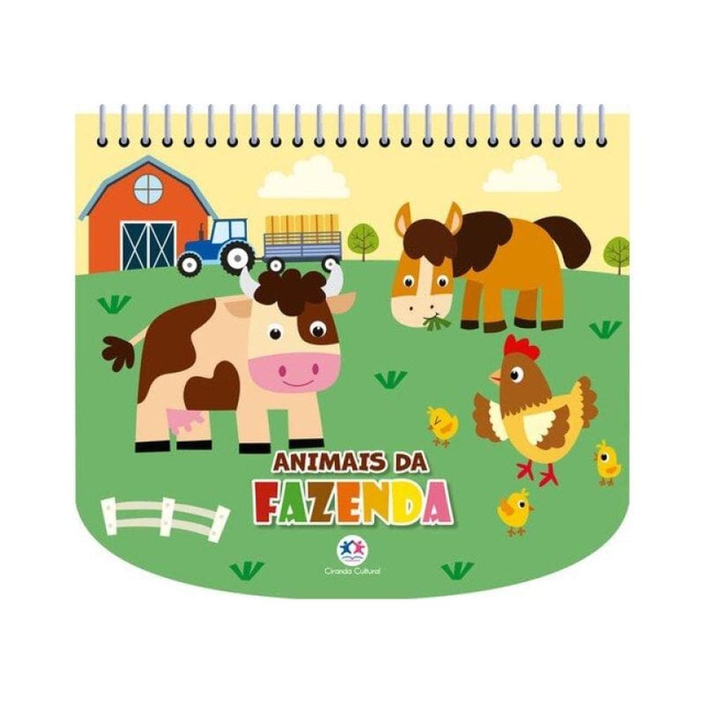 Animais Da Fazenda - Livro Com Canetinha