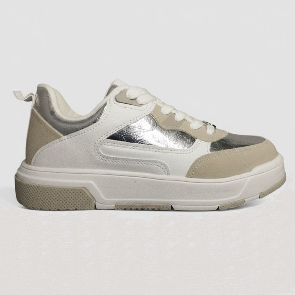 Tenis Feminino Vizzano Casual Cadarços Metalizado 1455.107