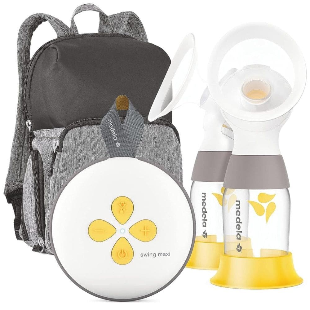 Bomba Tira Leite Elétrica e Portátil Recarregável via USB C com Bolsa de Transporte, MEDELA 101043614, Cinza