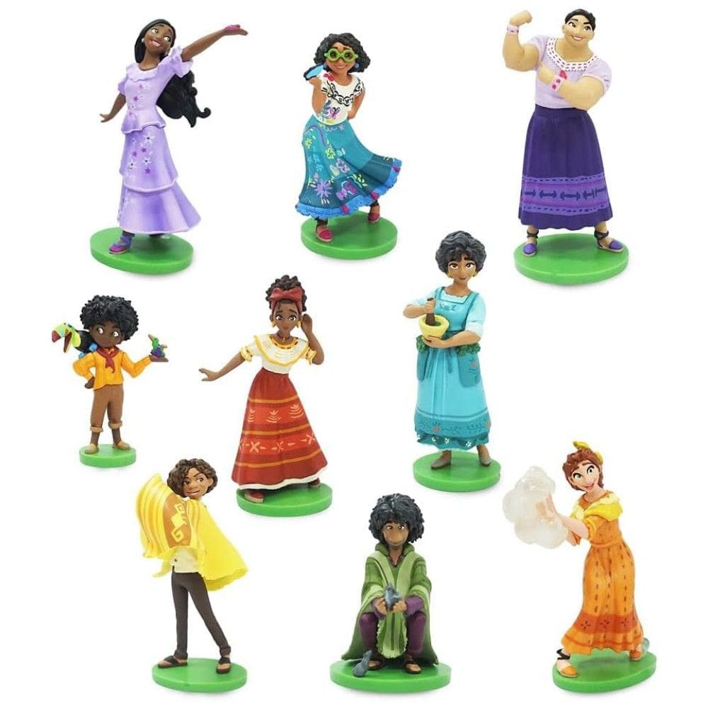 Conjunto Miniaturas Encanto, 9 Personagens para Crianças a partir de 4 Anos, DISNEY, Verde