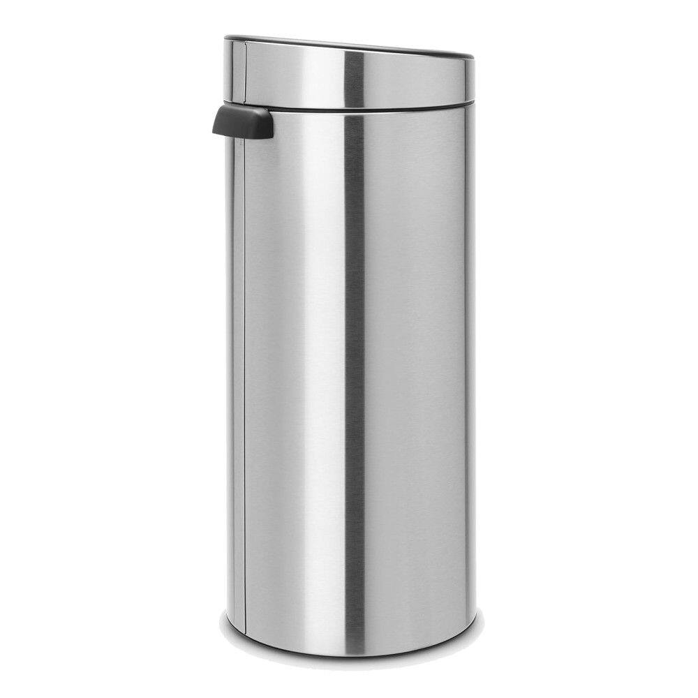 Lixeira para Cozinha 30 Litros com Toque Suave e Tampa Removível, Brabantia, Prata