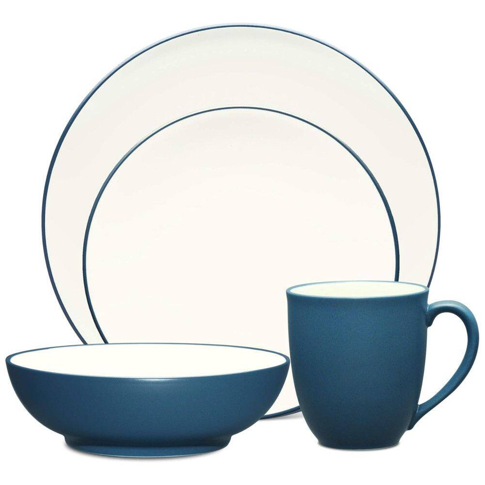 Aparelho de Jantar de Cerâmica Clássica e Durável para o Dia a Dia com 4 Peças, Noritake 8484-04G