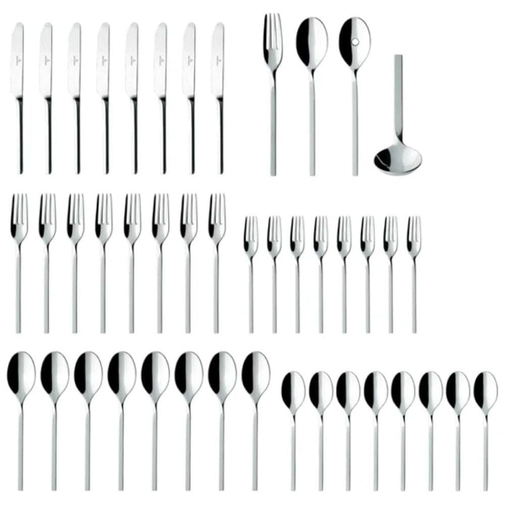 Conjunto de Talheres, Sofisticação e Durabilidade para Sua Casa com 64 Peças e Material de Aço Inoxidável, Villeroy Boch, Prata