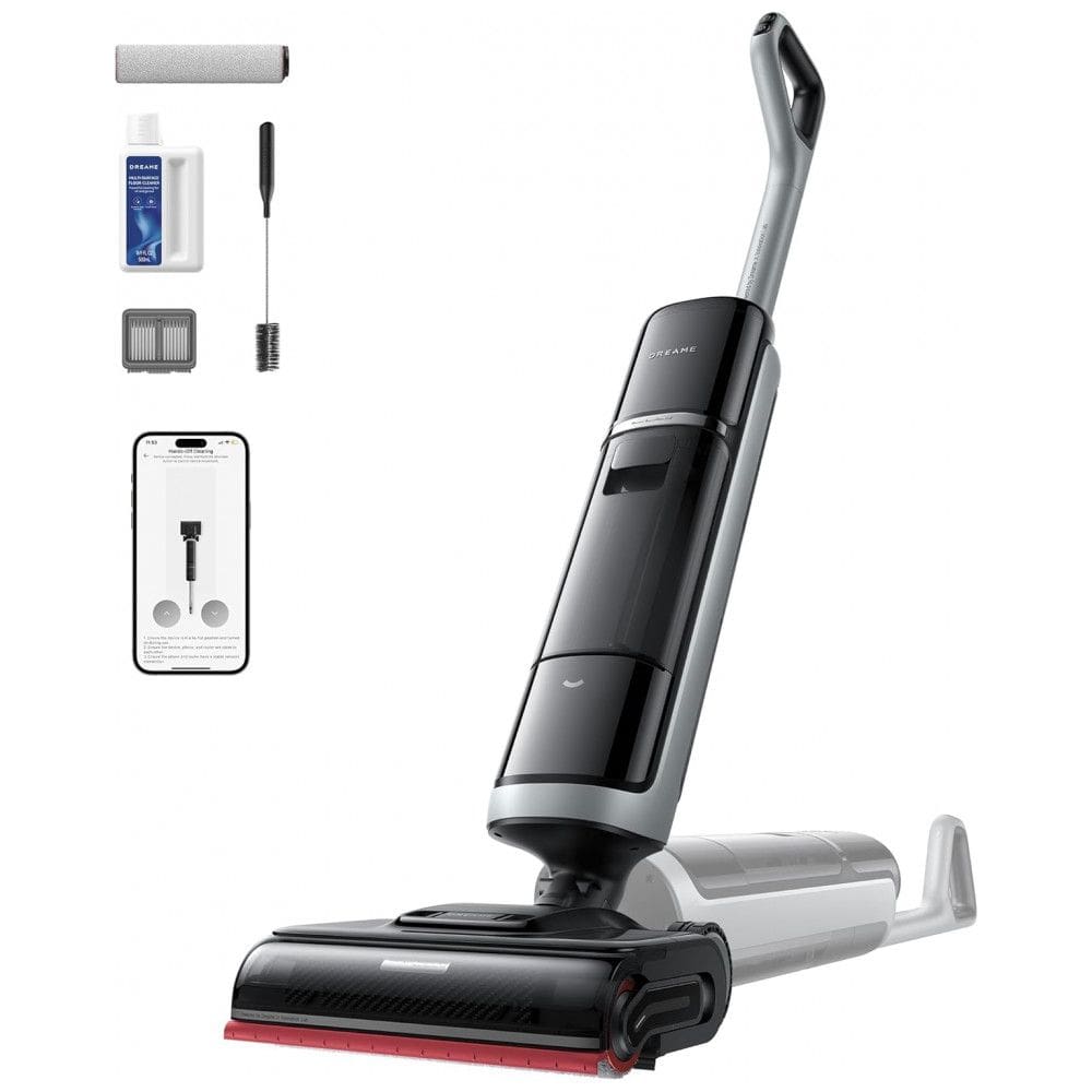 Aspirador de Pó DREAME H15 Pro Heat Wet Dry: Limpeza Profunda com Água Quente a 185F e Tecnologia Robótica AI