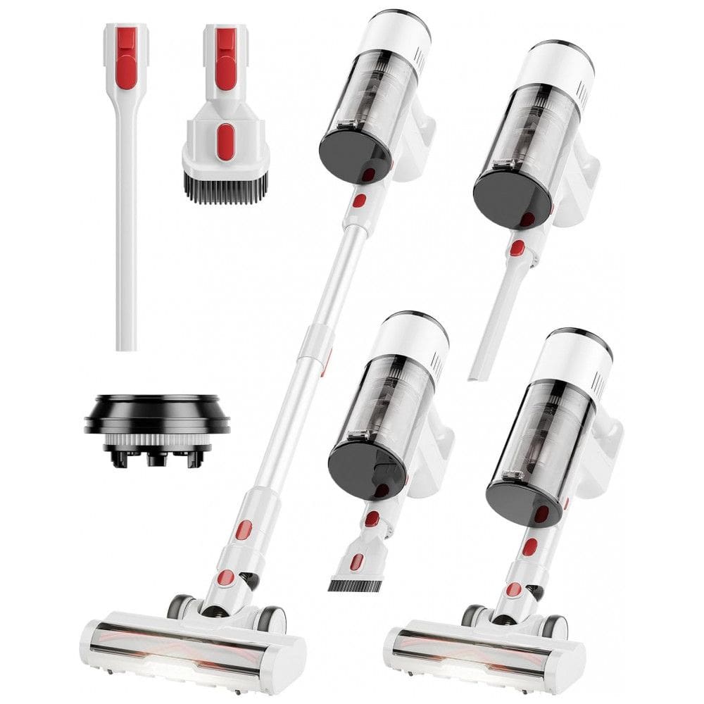 Aspirador de Pó Sem Fio 550W 45 KPa para Pelos de Animais, Tapetes e Pisos de Madeira - 60 Min de Autonomia, Filtro HEPA