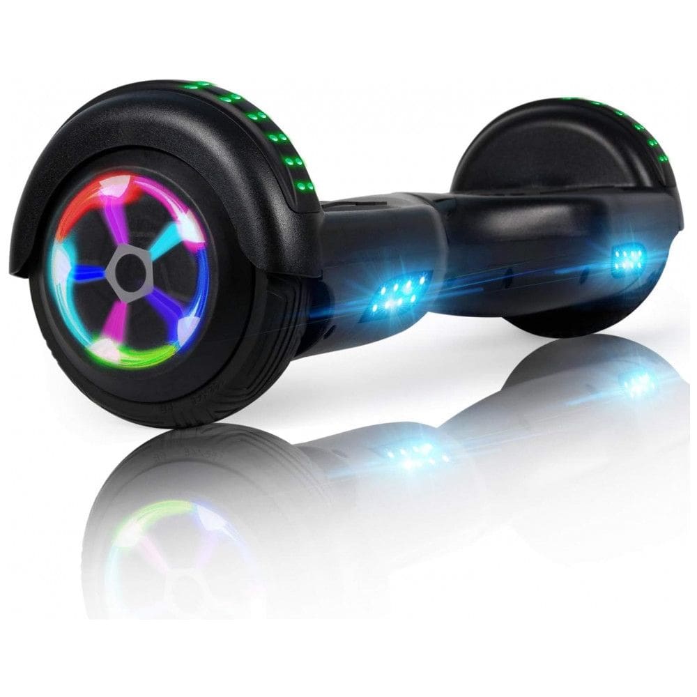 Hoverboard LIEAGLE 6,5” Preto com Bluetooth e Luzes LED para Crianças e Adultos