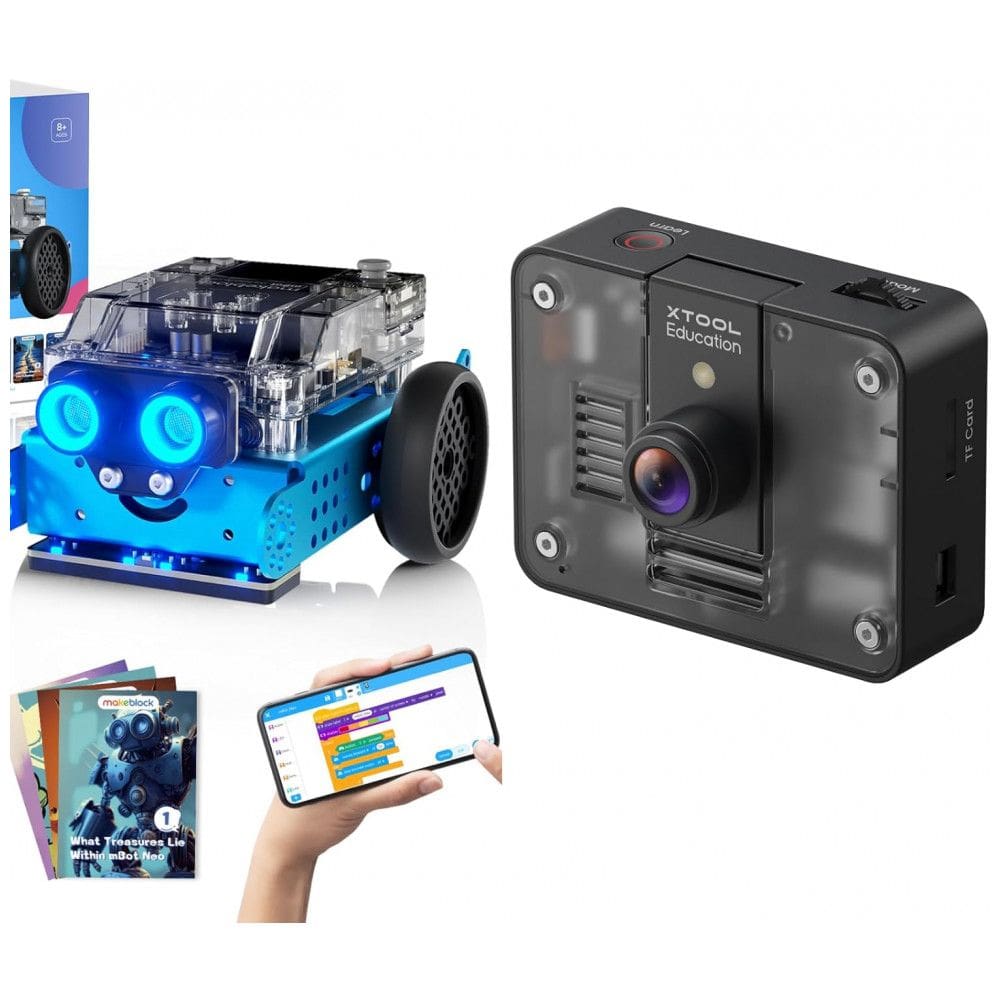 Kit Makeblock mBot2 com AI Camera 2.0 – Robô Educacional para Crianças com Visão Computacional, Programação Scratch & Python