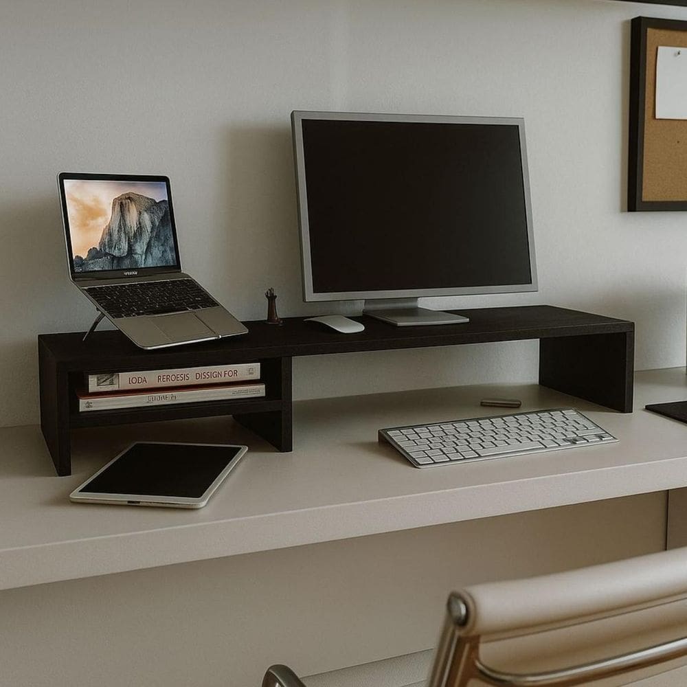 Suporte Monitor Gamer Preto 90X20X15