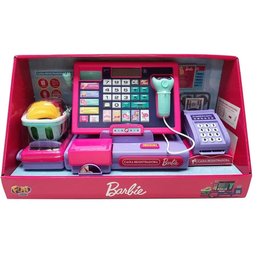 Caixa Registradora Fabulosa Da Barbie - Fun F0144-2