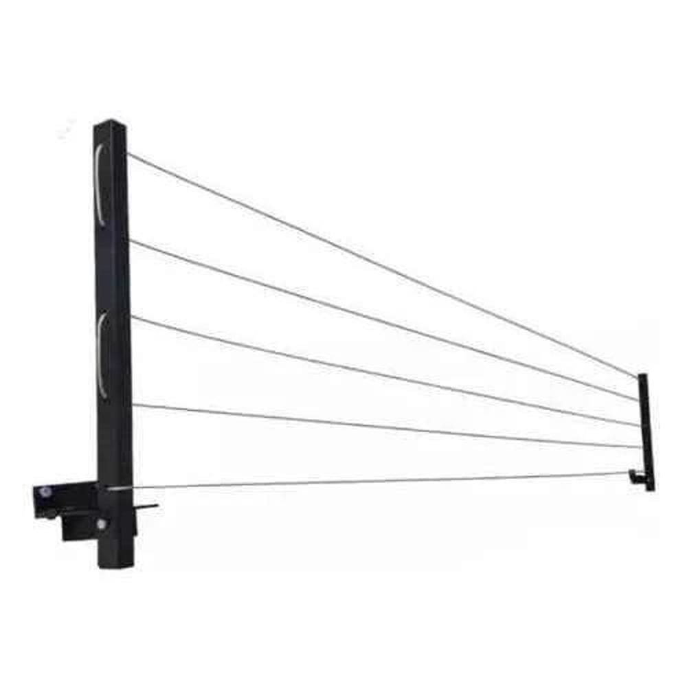 Varal Reforçado 60Kg Retratil Parede Aluminio