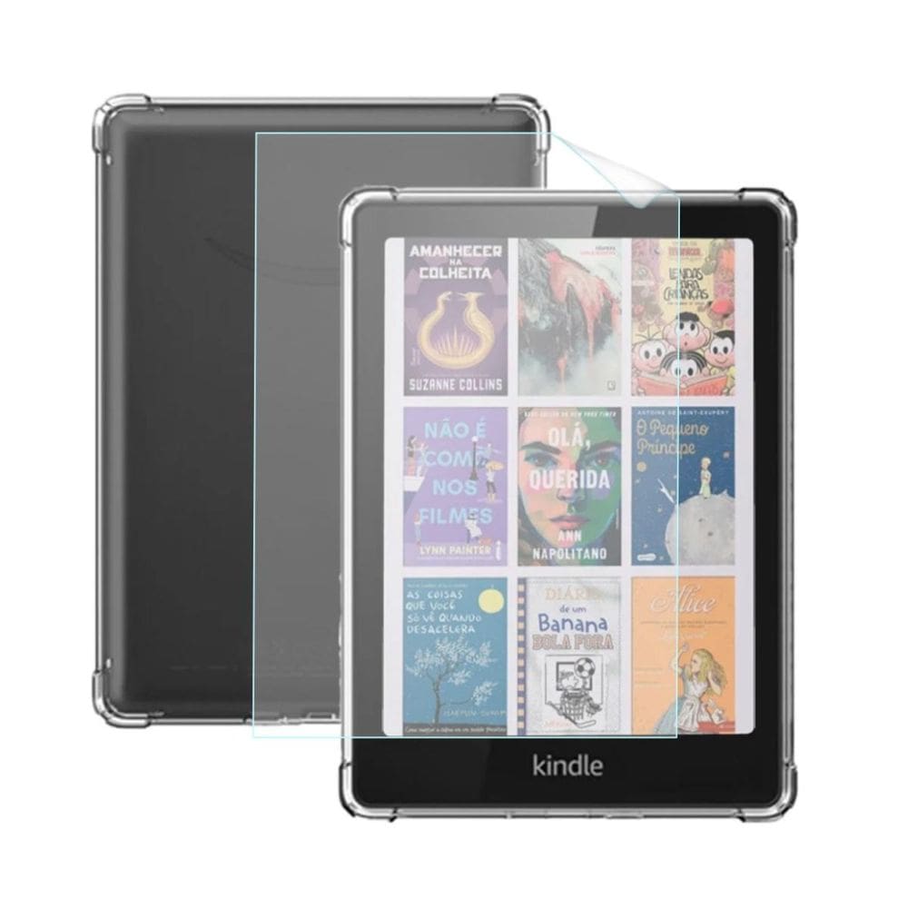 Capa Borda Para Kindle Colorsoft 1 7.0 Polegadas + Película