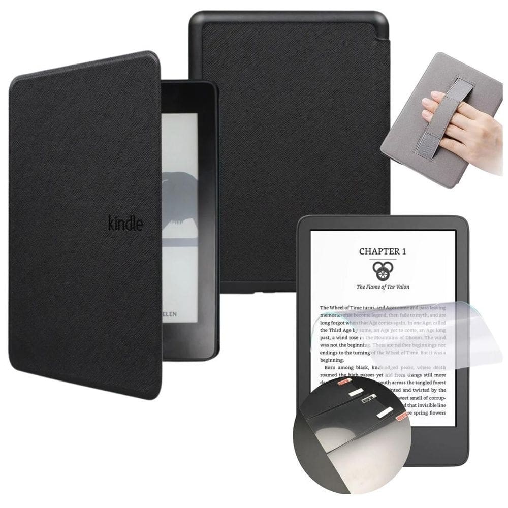 Capa + Pelicula Plastica Para Kindle Colorsoft 7 Sa569P