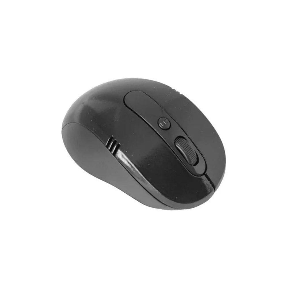 Mouse Sem Fio 2.4 Ghz Usb 1200Dpi Óptico Pc Wireless - Preto
