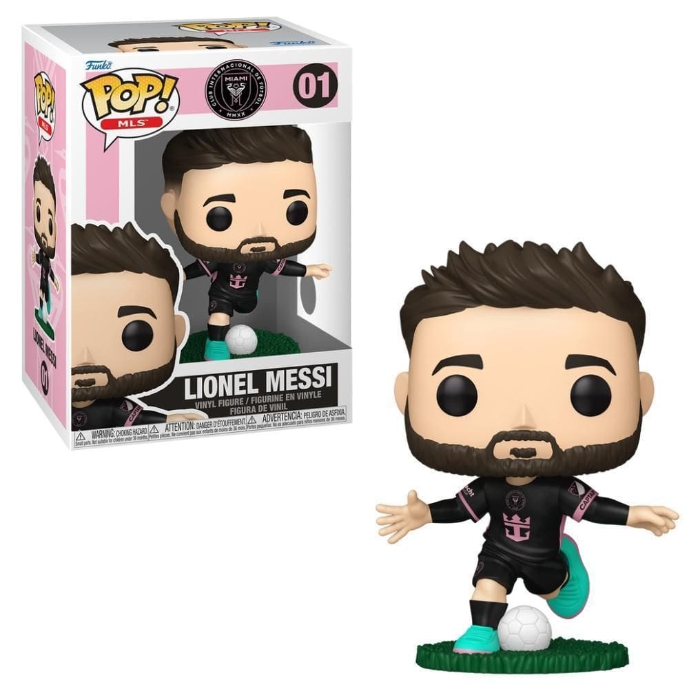 Boneco Funko Pop Inter Miami - Lionel Messi