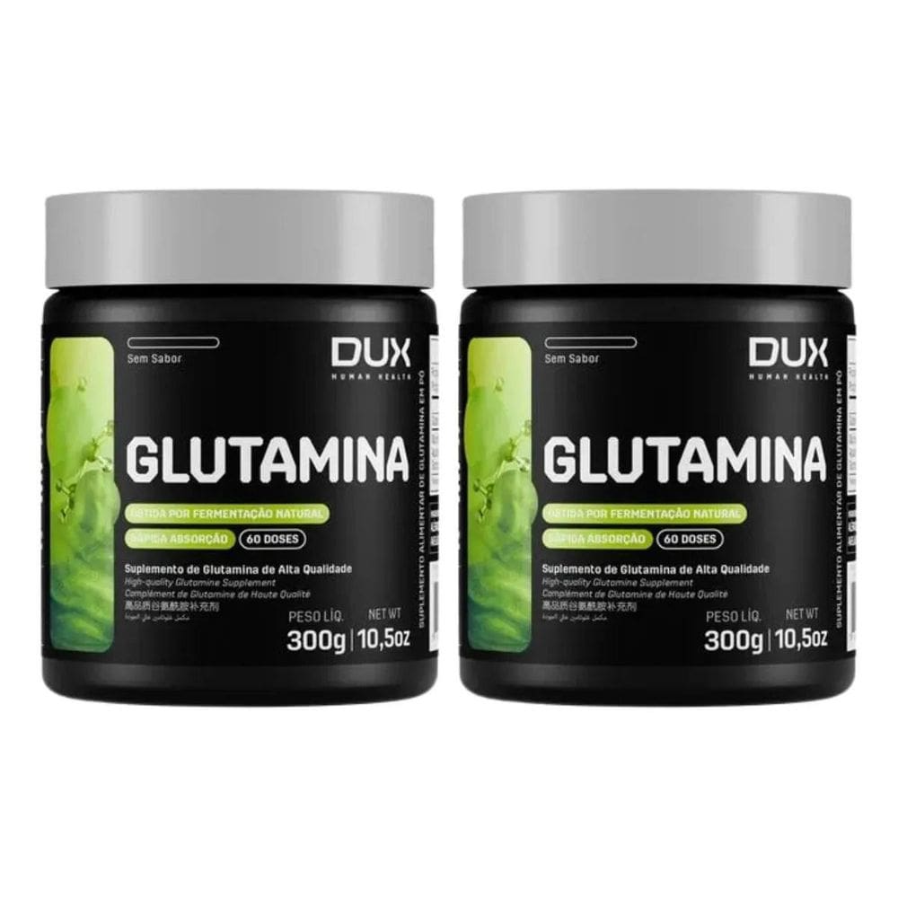 Kit 2X Glutamina Pura  300G  Dux Nutrition