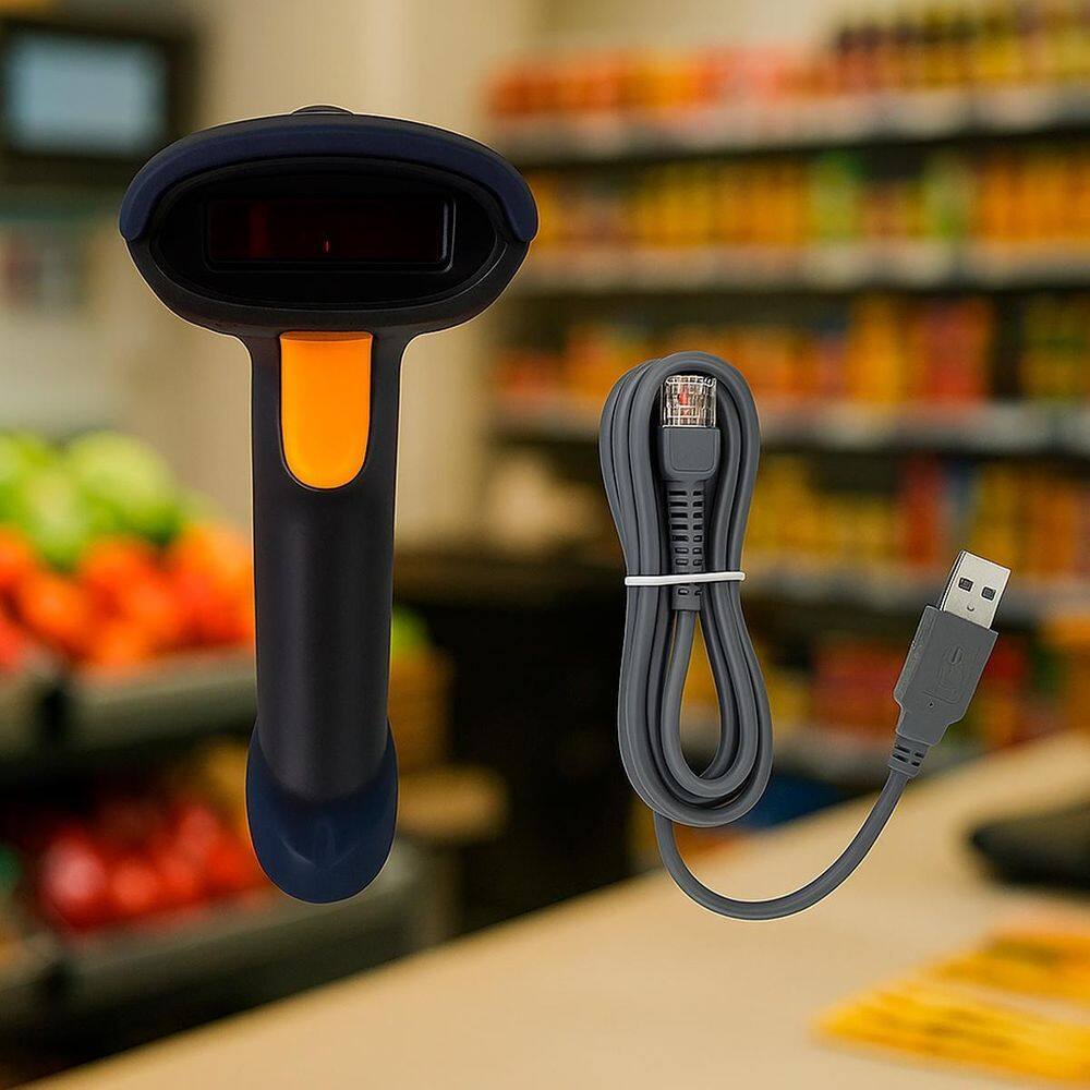 Leitor Código Barras Usb Com Conector Para Computador