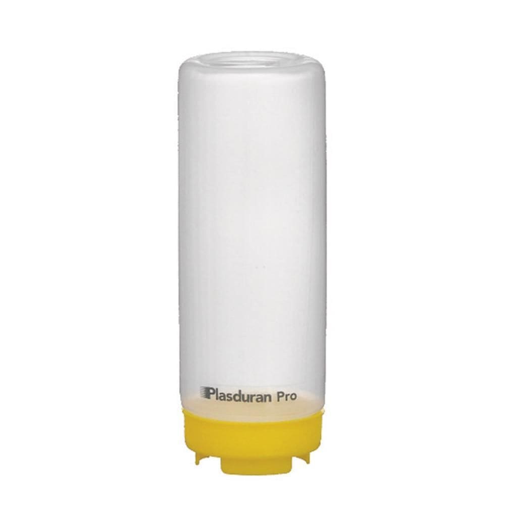 Bisnaga Para Molho Invertida 600Ml Com Válvula Amarela