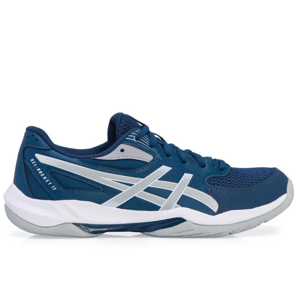 Tênis Asics Gel Rocket 12 Azul e Cinza