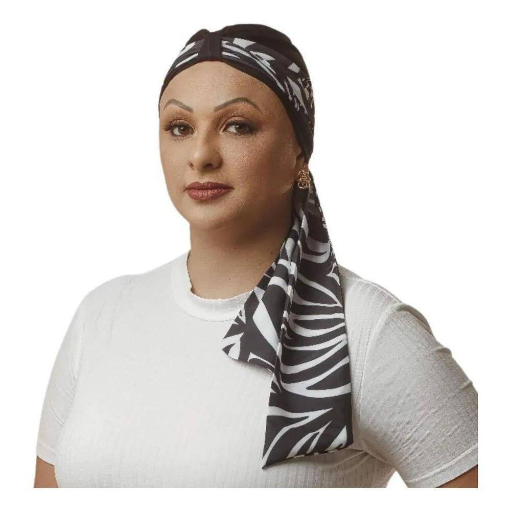 Turbante Lenço Feminino De Cabeça Tramento Quimioterapia