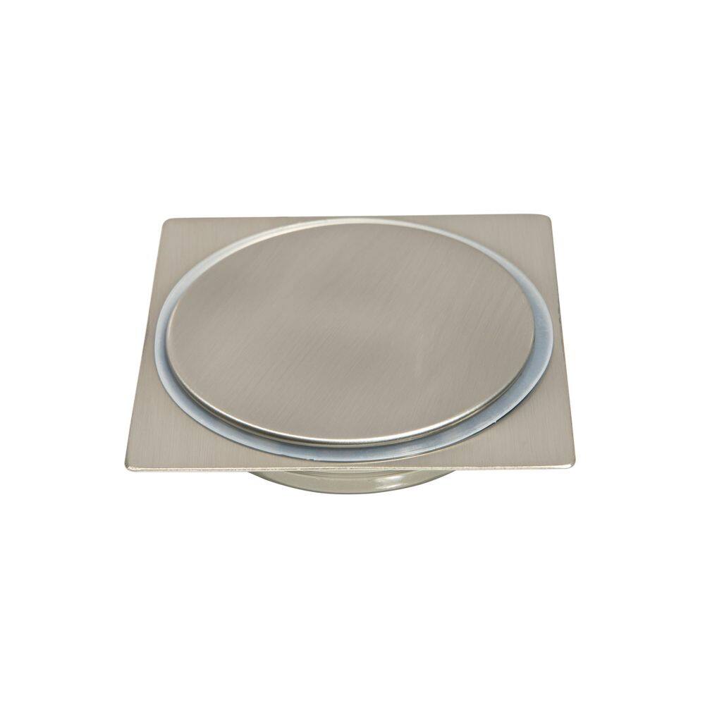 Ralo Click Inteligente De Banheiro 10X10Cm Escovado