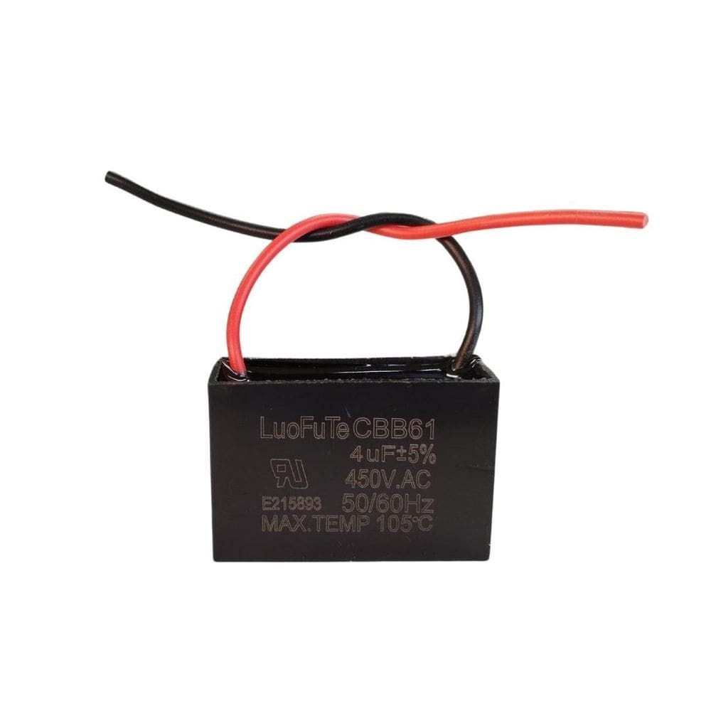 Capacitor Quadrado Cbb61 4Uf 450Vac C/Aba