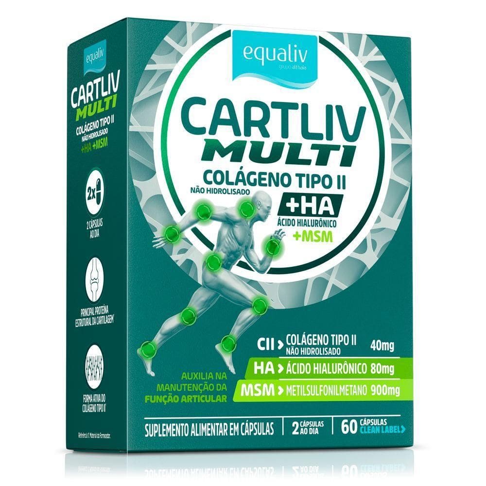 Colageno Tipo Ii Cartiliv Multi 60 Tabs - Equaliv