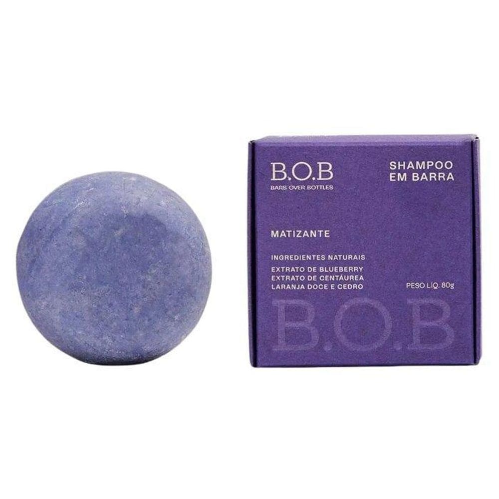 Shampoo Sólido Matizante 80G B.O.B