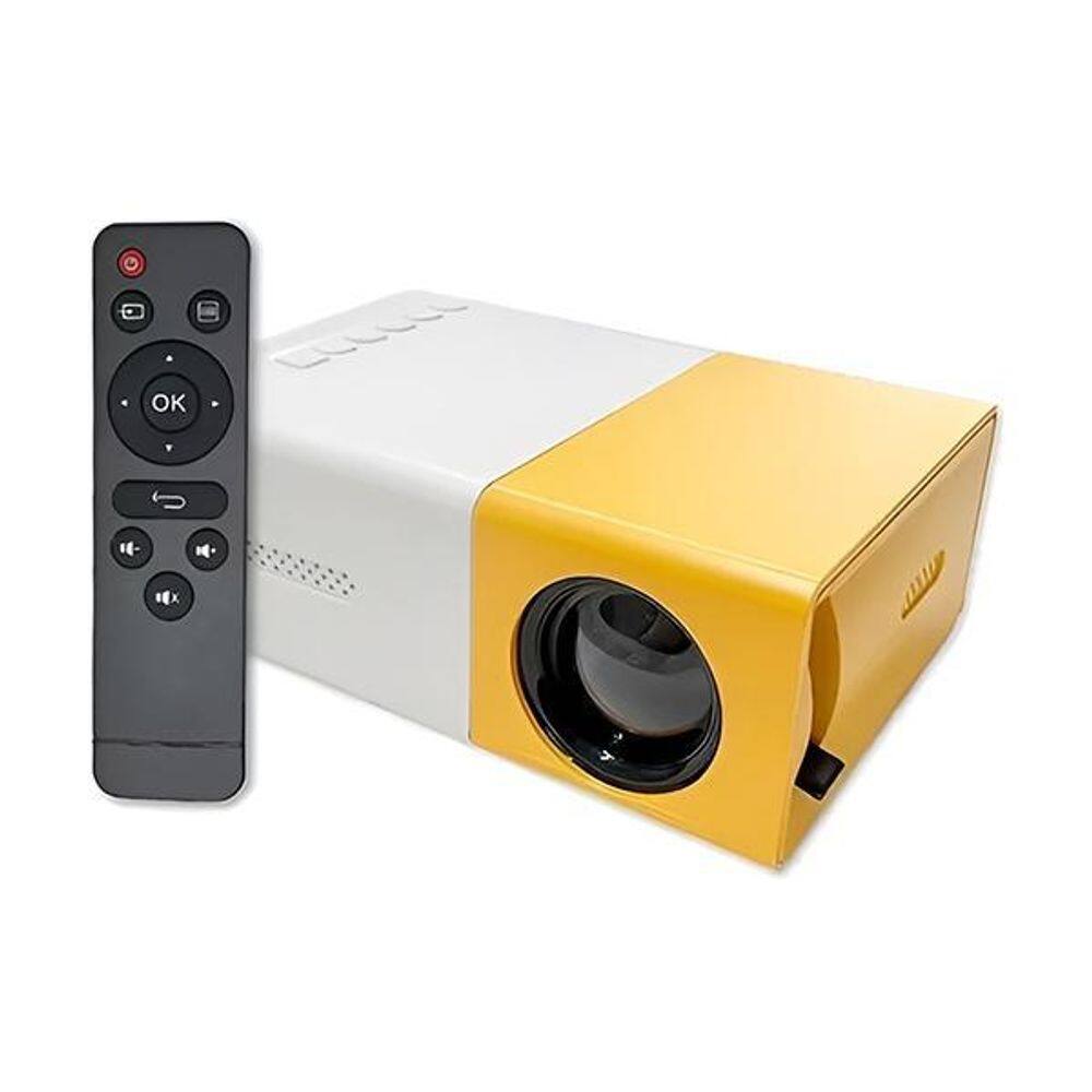 Mini Projetor Led 1080P Alta Definição Portátil Avi Hdmi