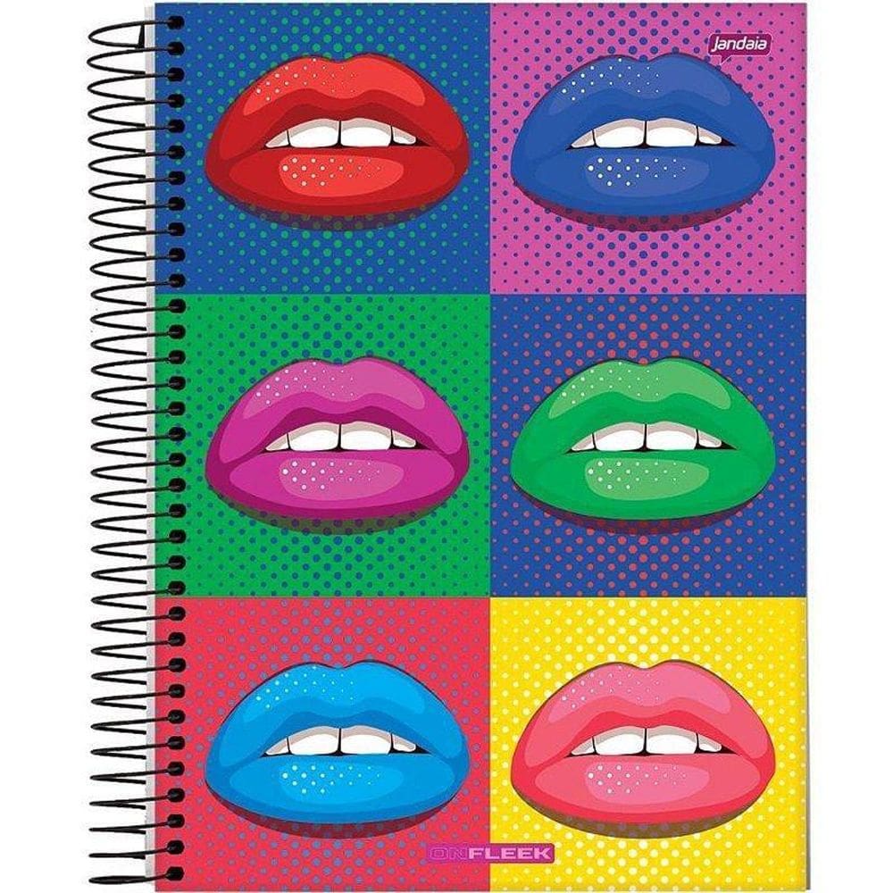 Caderno Jandaia 15x1 Capa Dura On Fleek 300 Folhas
