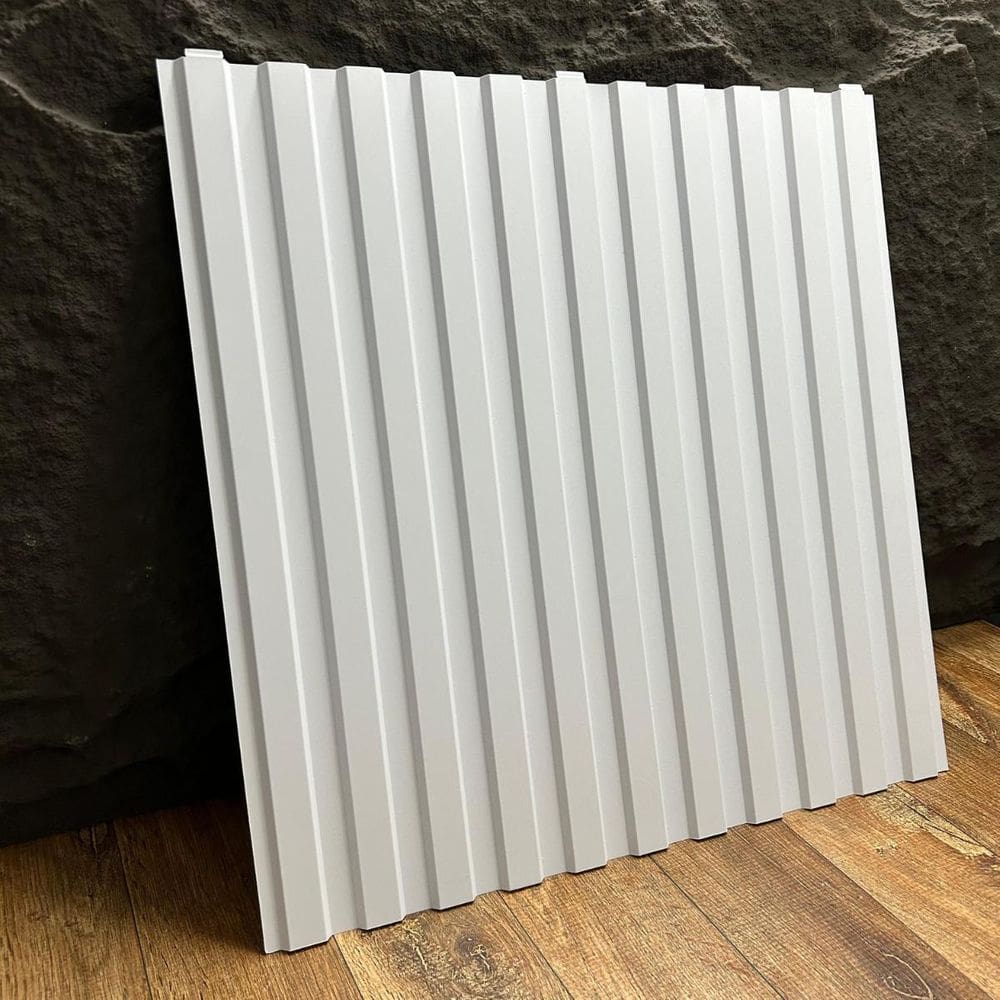 10 Placas Paineis Ripado Revestimento 3D De Pvc Para Parede