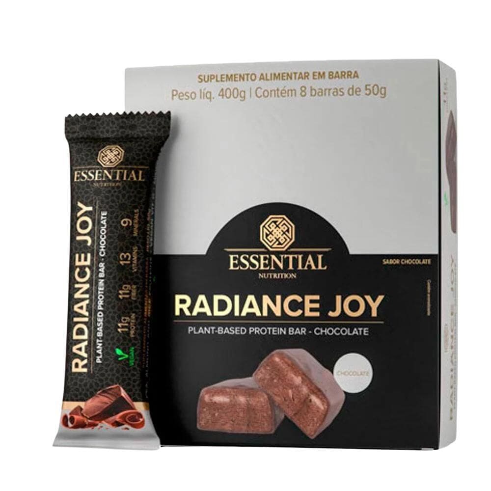 Barrinha Chocolate Radiance Joy Essential Nutrition 8 Uni D