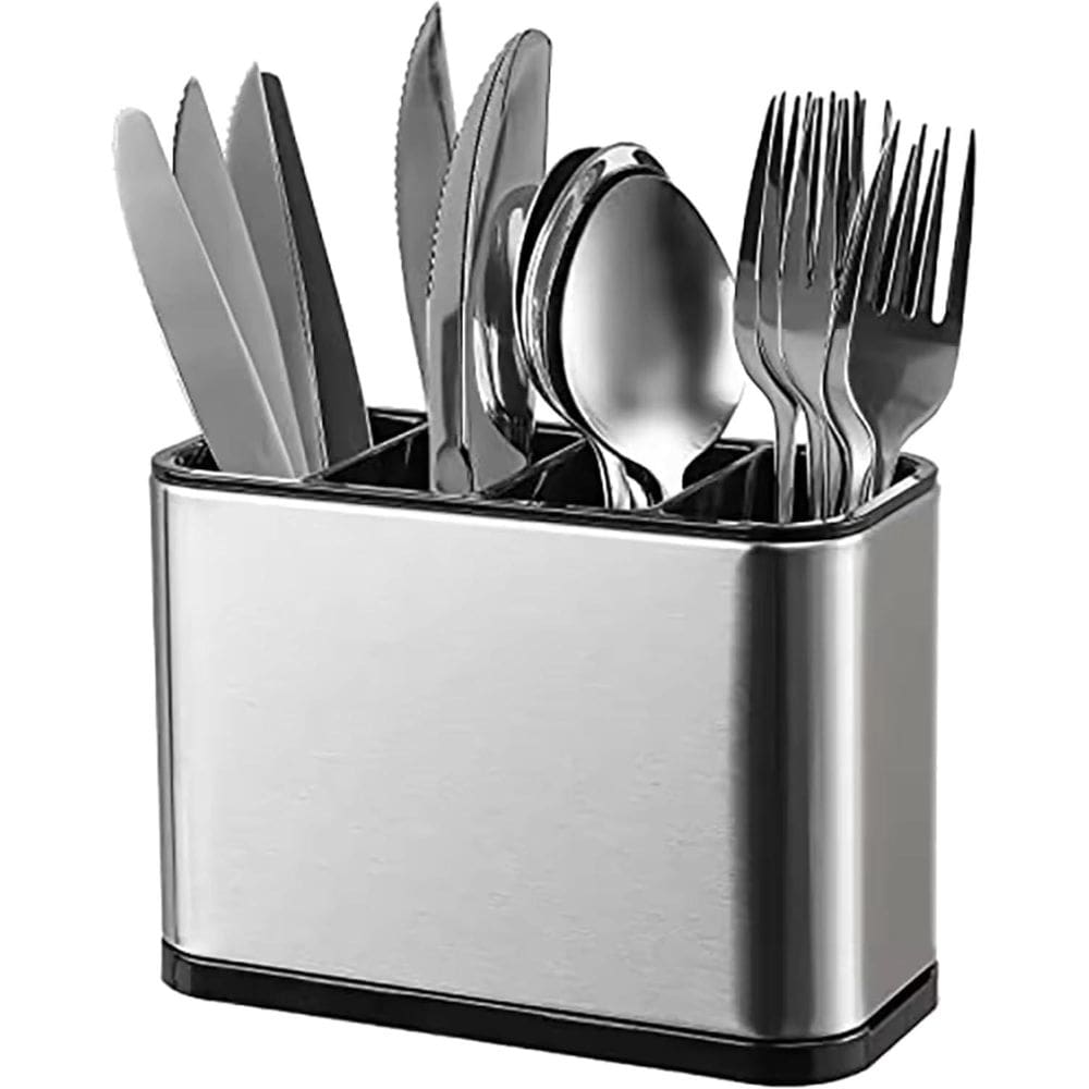 Porta Talheres Suporte Facas Organizador Pia Aço Inox 316