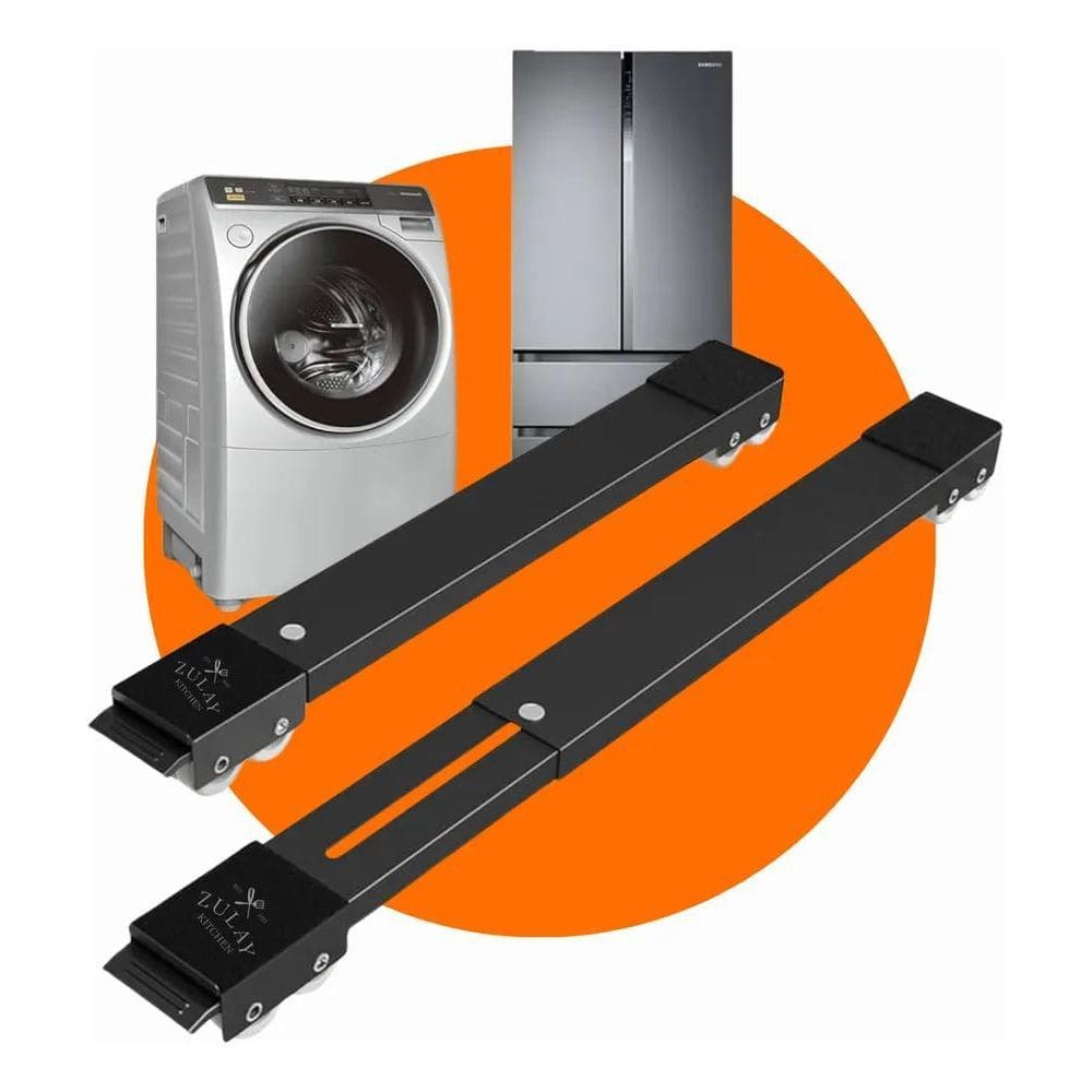 Suporte De Rodinhas Base Geladeira Fogão Maquina Lavar Freez