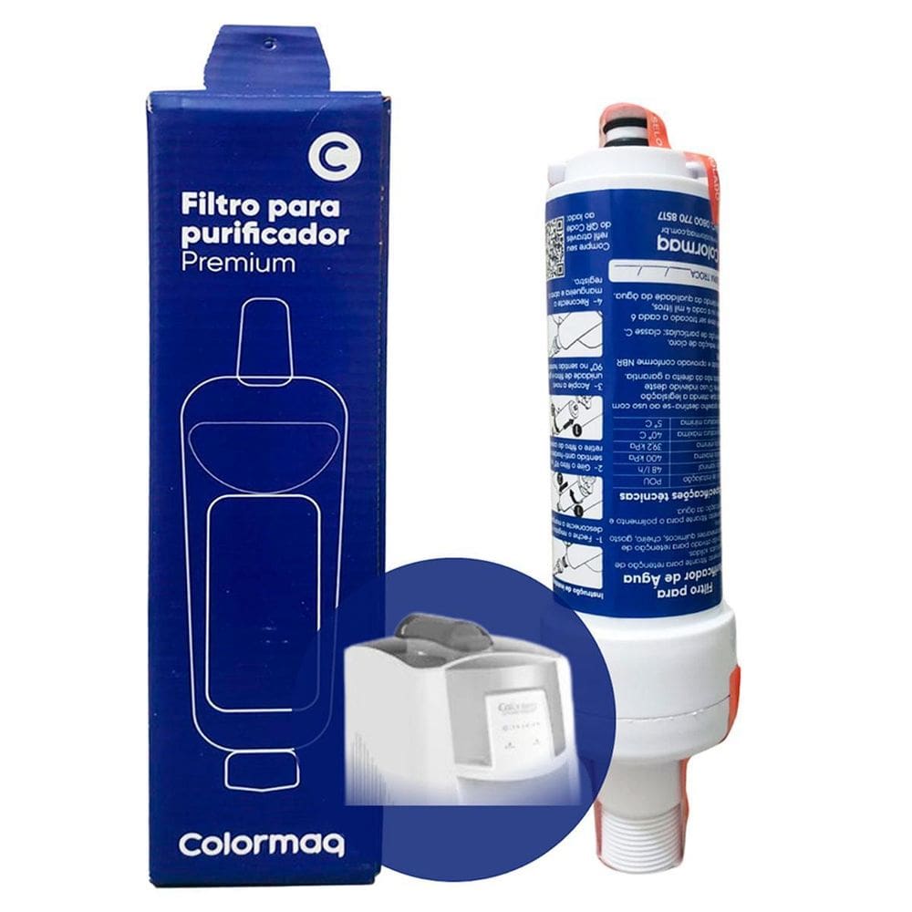 Filtro Refil Colormaq Purificador De Água Premium Antigo