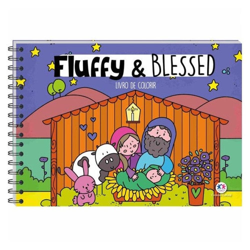 Fluffy And Blessed - Livro De Colorir Com Marcador