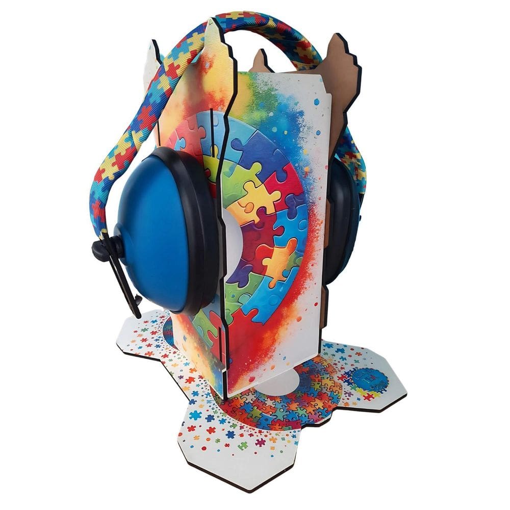 Suporte E Abafador De Ruido Autistas Infinity Color 11 Db