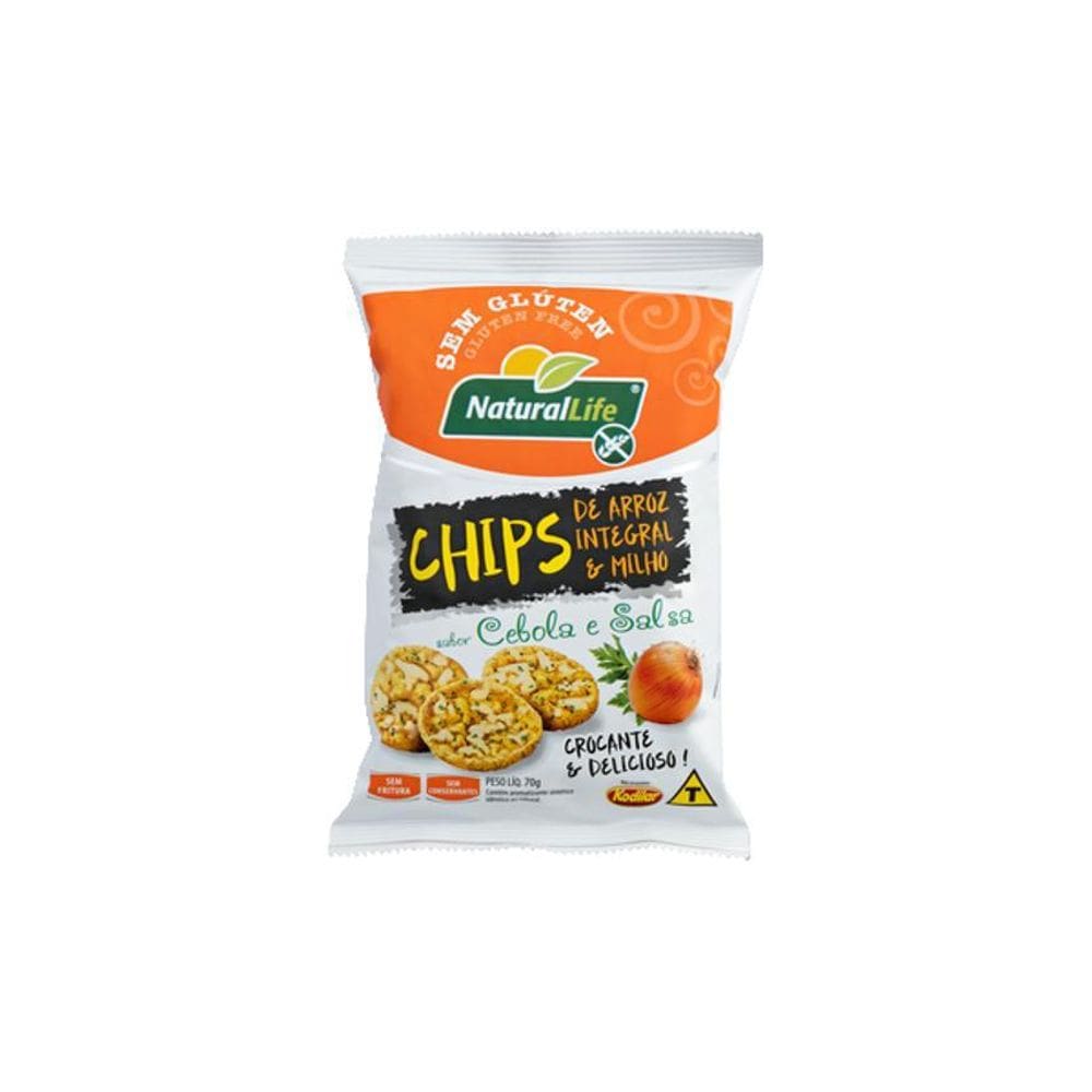 Chips Arroz Int. Milho Cebola E Salsa S/ Glute N Kodilar 70G
