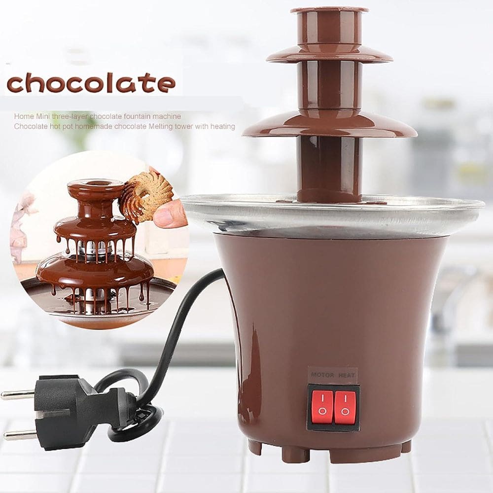 Ultra Máquina Fondue Chocolate Elétrica Profissional Cascata