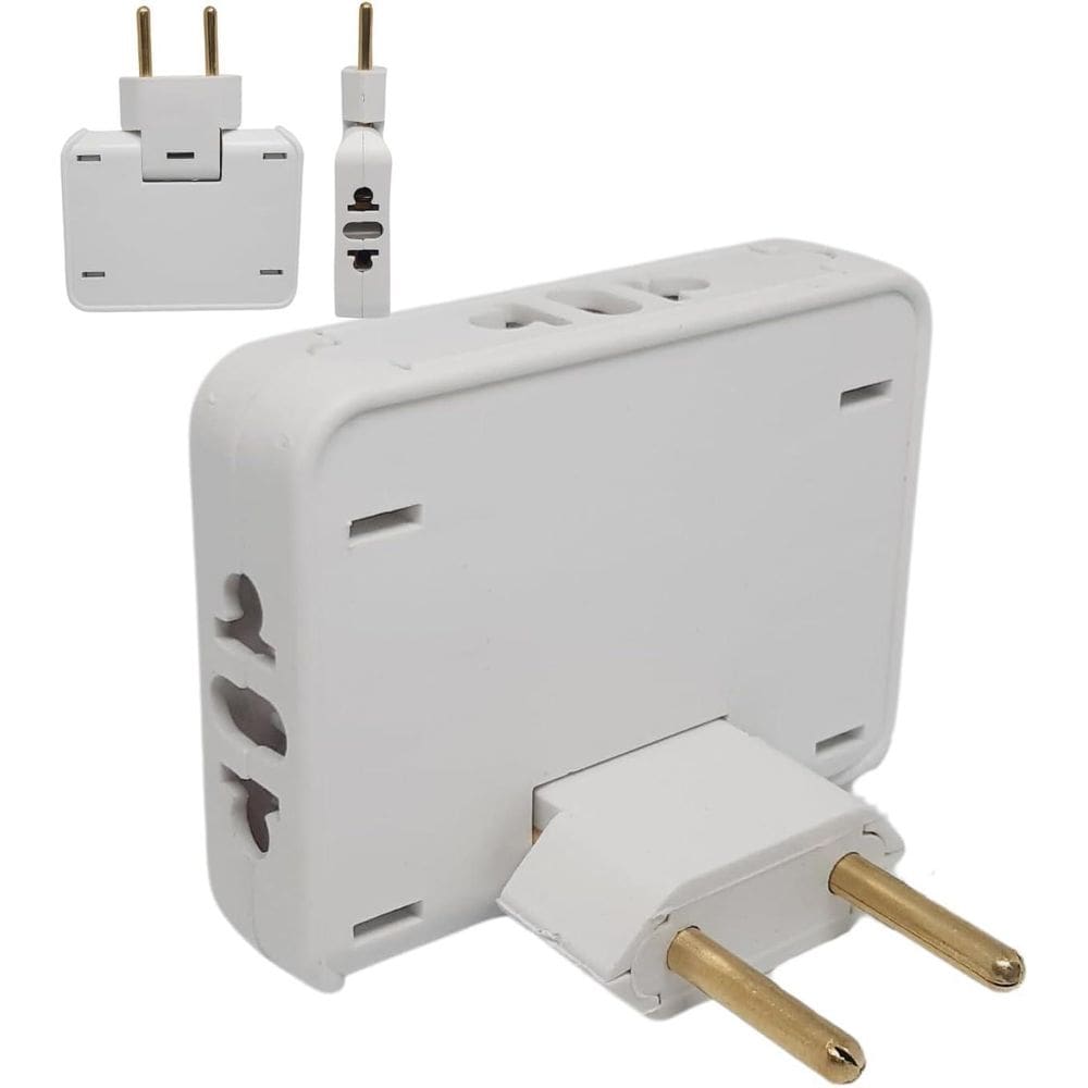 Adaptador De Tomadas Articulado 3 Entradas Benjamin 10A