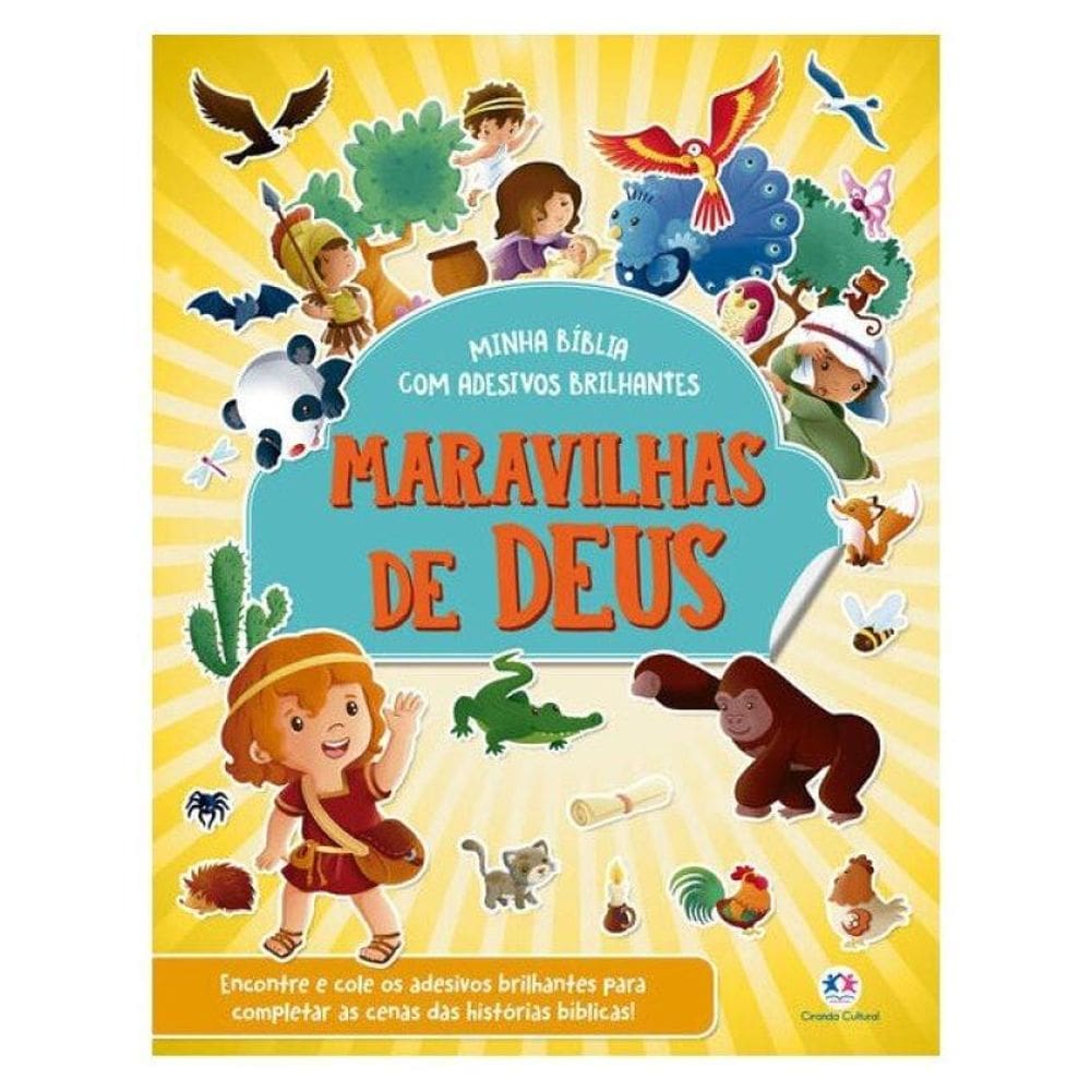 Maravilhas De Deus - Bíblia Com Adesivos Brilhantes