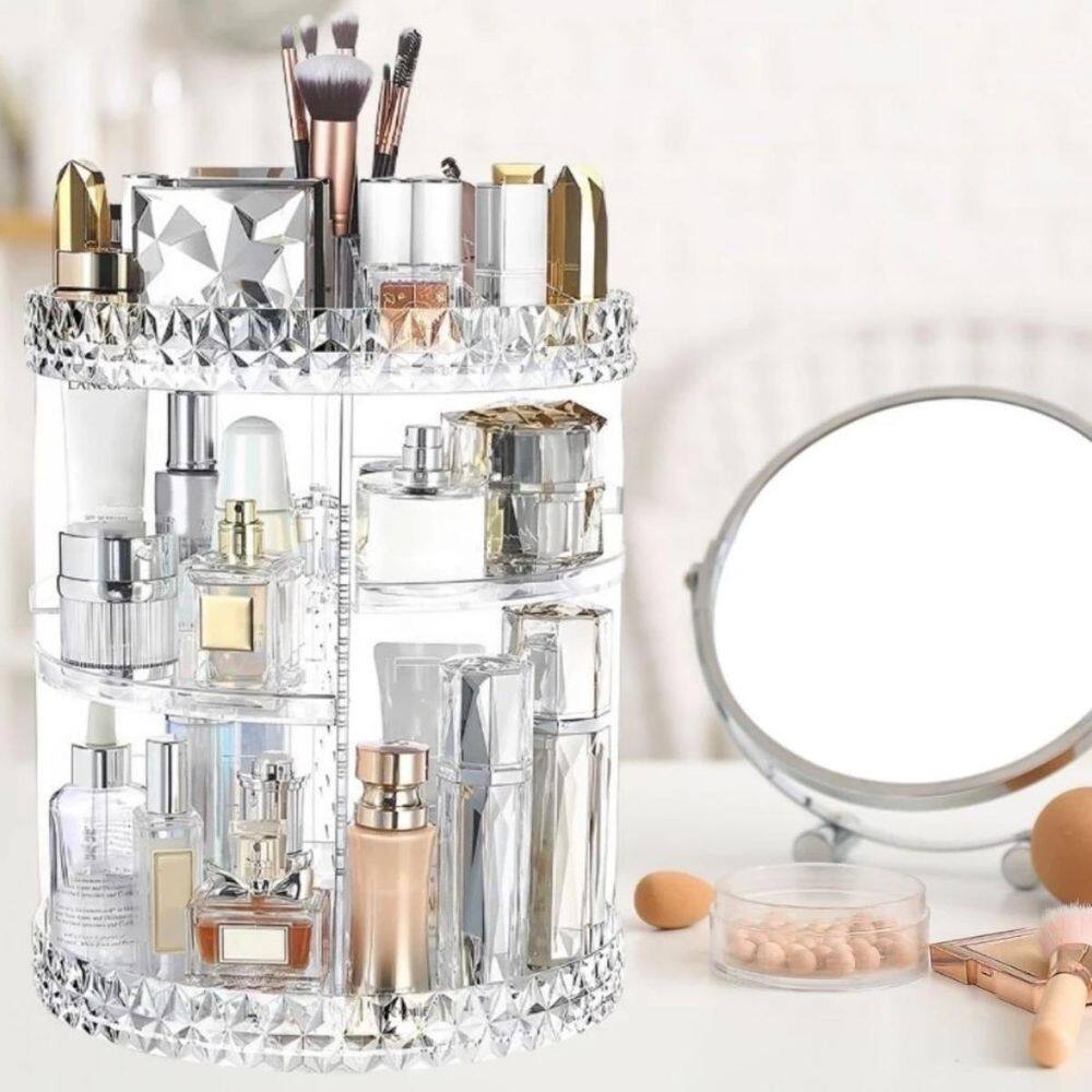 Porta Maquiagem Gavetas Transparente Ideal Cosméticos E