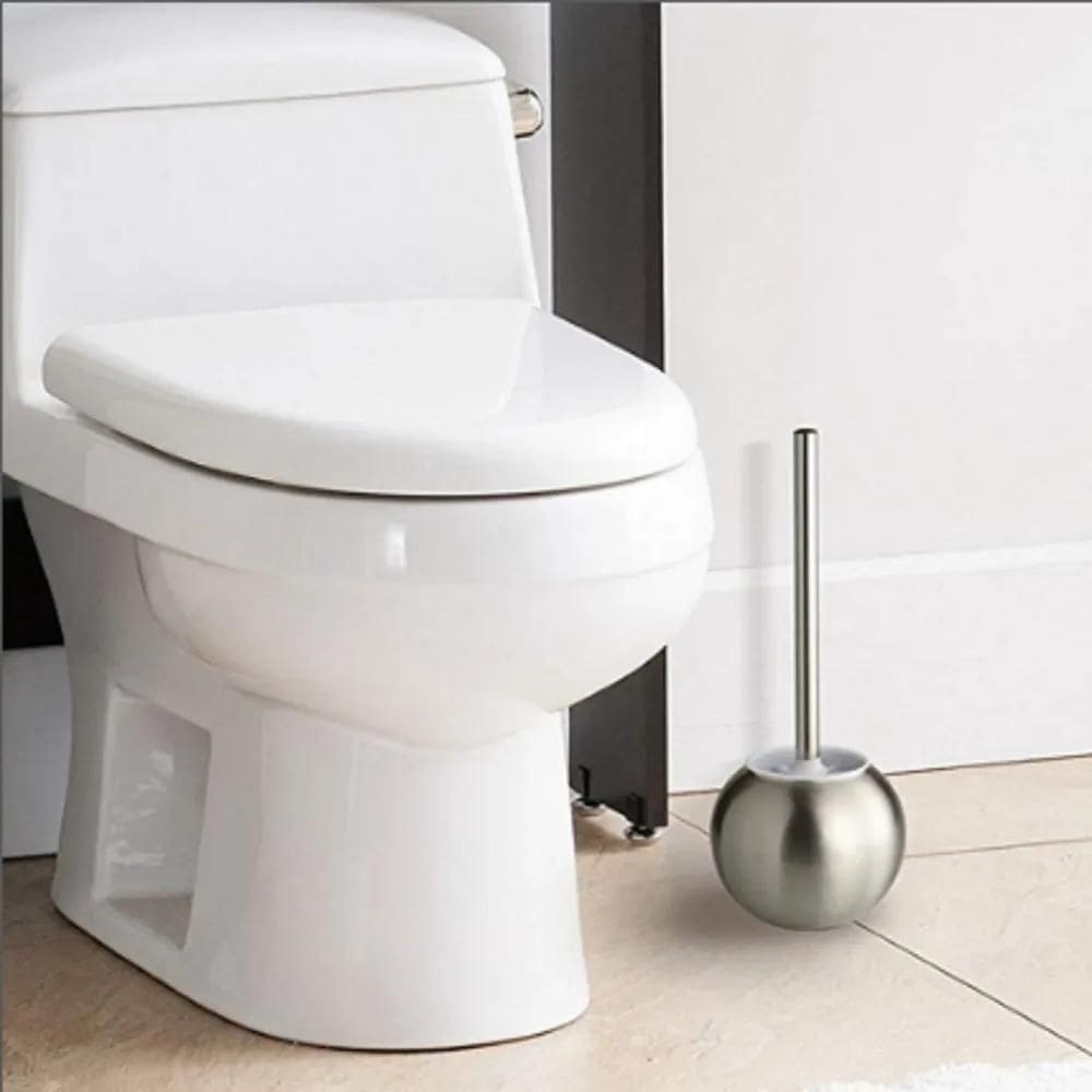 Escova De Vaso Sanitário Limpador Inox Linha Luxo Bola