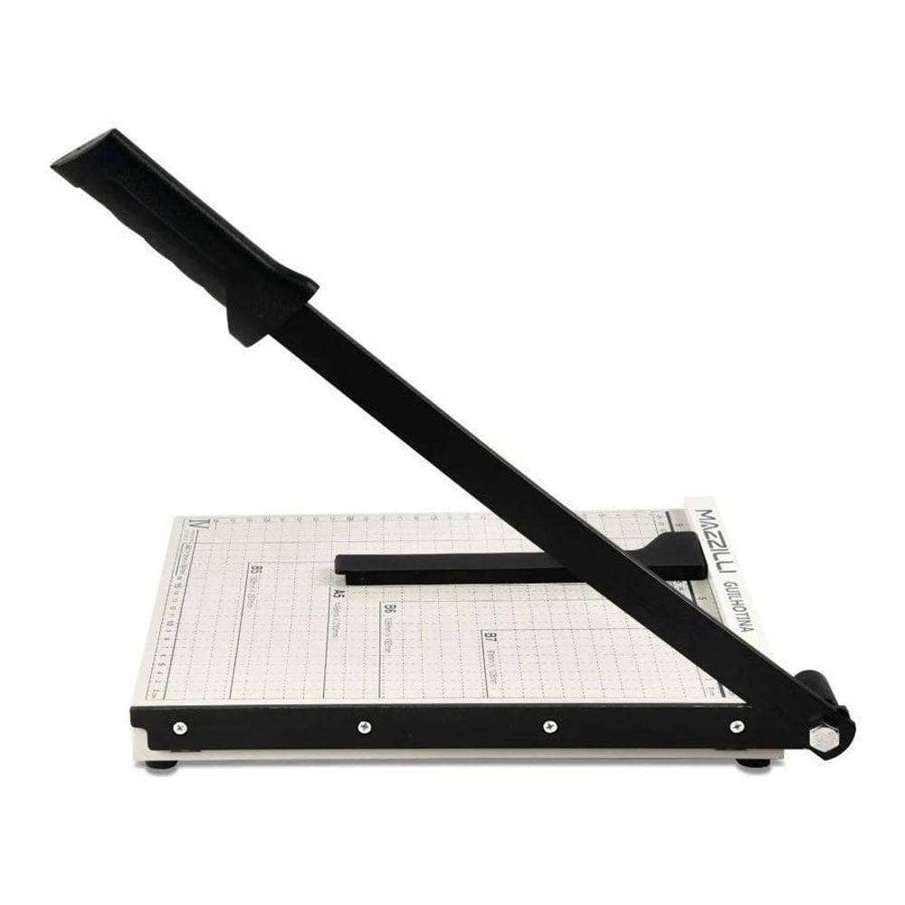 Guilhotina Base Aço 30 Cm Papel A4 Até 10 Folhas Com Trava