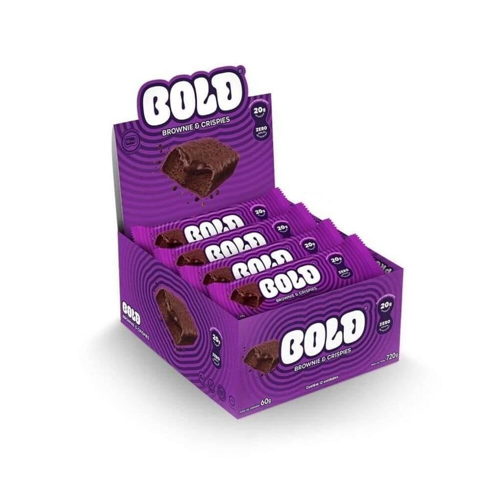 Bold Bar Display 12 Unid De 60G - Sabor: Brownie E Crispies