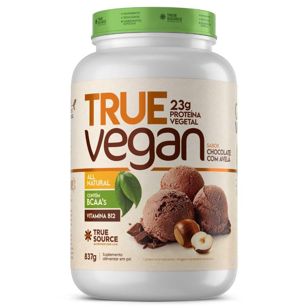 Whey Vegano Chocolate Avela 837G - True Source