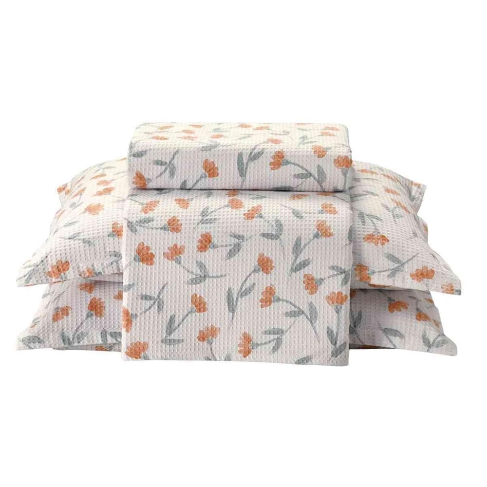 Colcha Queen Piquet Dohler 03 Pçs Estampada 2,40X2,50M Flora