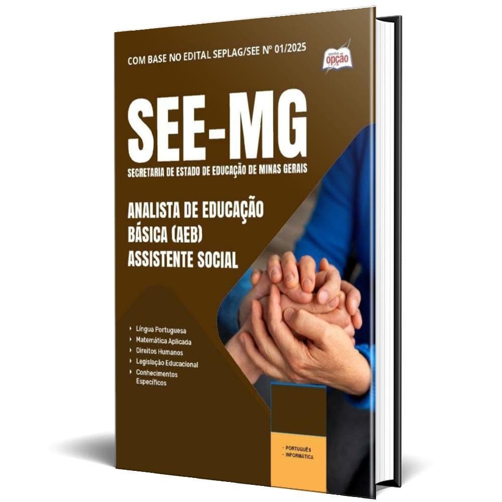 Apostila See Mg 2025 Analista Educação Básica Aeb Assistente