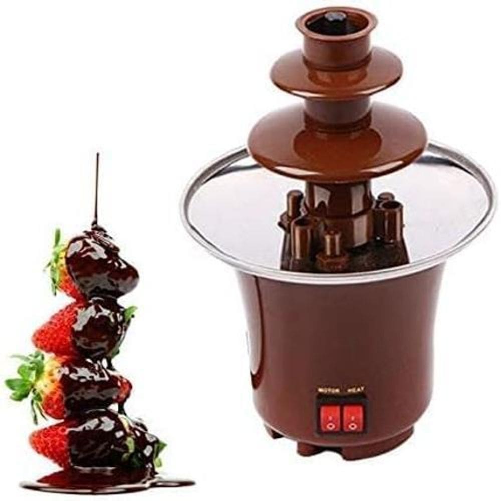 Super Fonte Cascata Máquina Fondue Portátil Nostalgia 220V